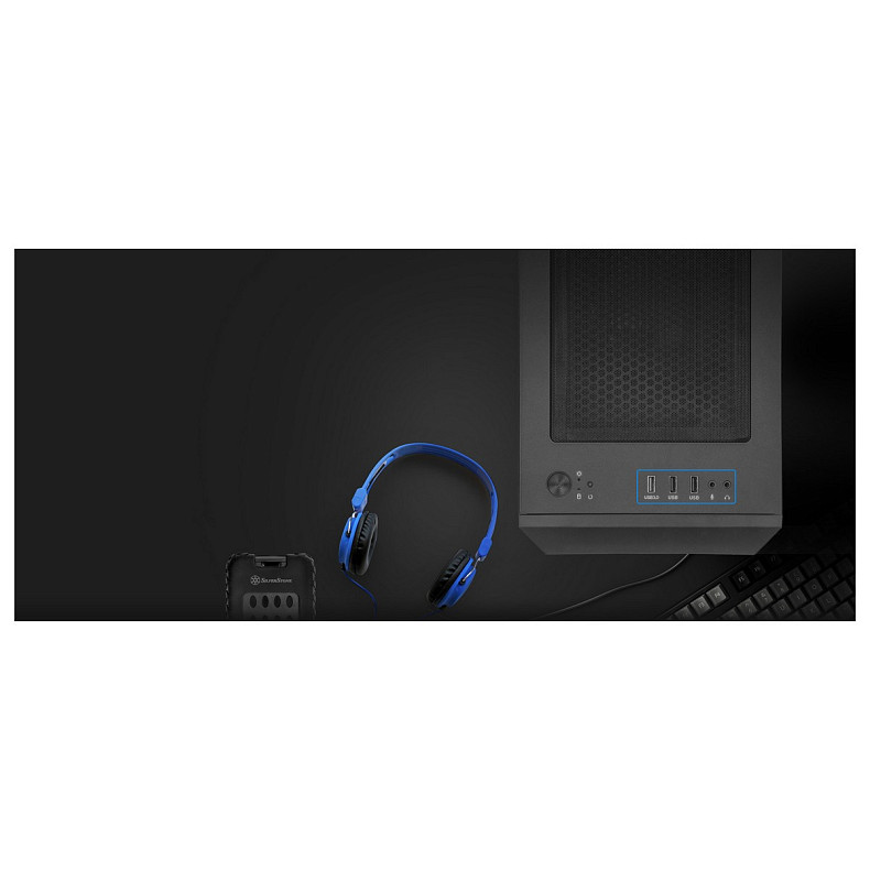 Корпус SilverStone FARA FAH1MB-PRO, без БП, 1xUSB3.0, 2xUSB2.0, 3x120mm ARGB fan, TG Side Panel