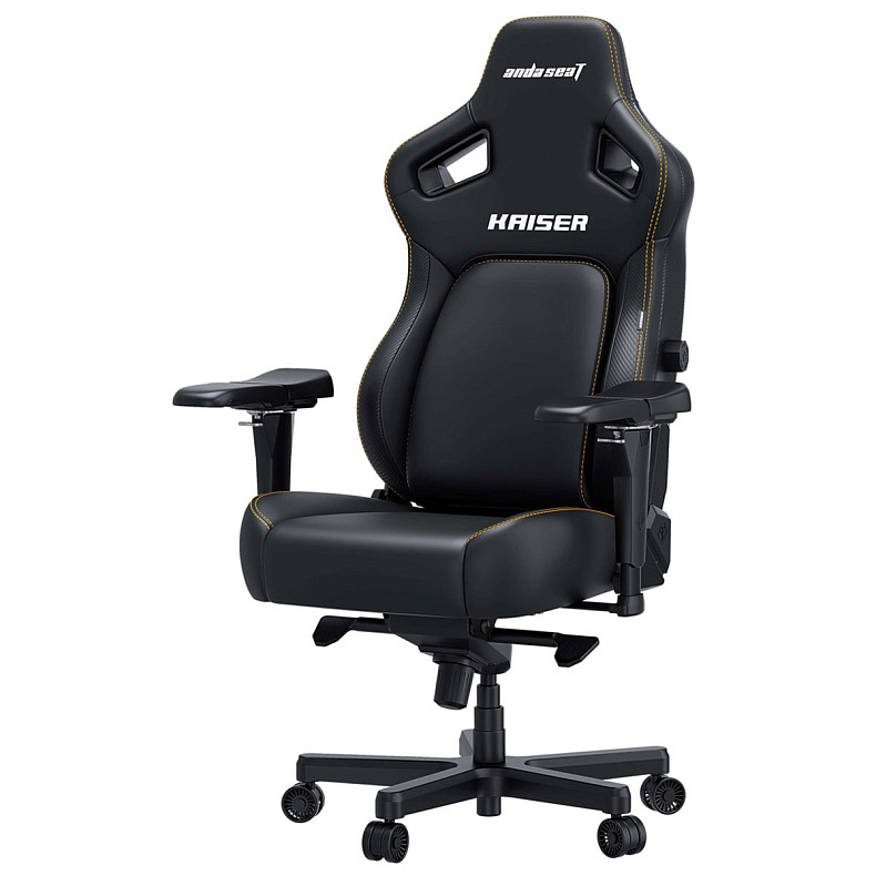 Кресло игровое Anda Seat Kaiser 4 Black PVC Size XL