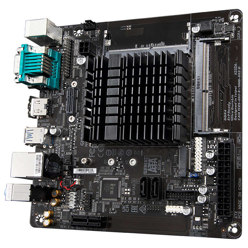 Материнская плата GIGABYTE CELERON N4120 MITX N4120I H