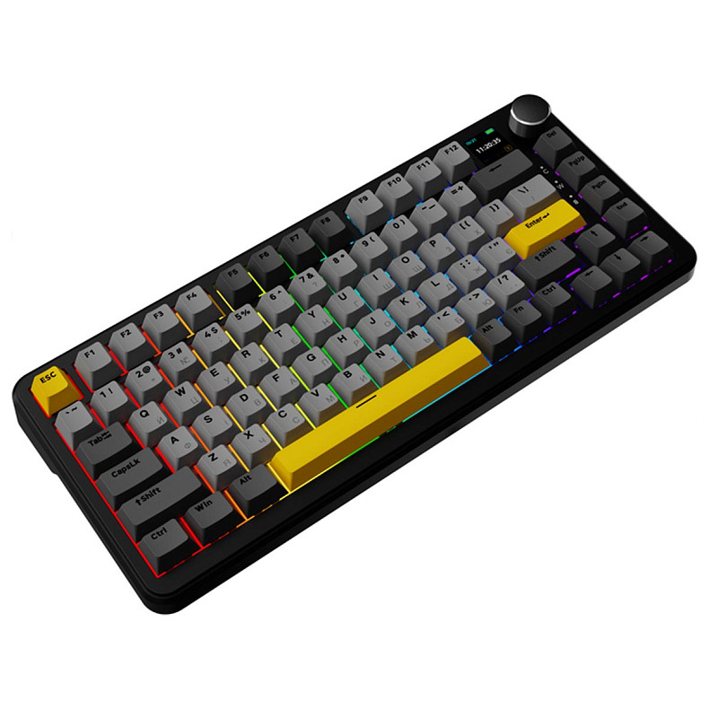 Клавиатура Ajazz AK820 MAX Magnetic switches - Black (AK820MAX-M-BGY)