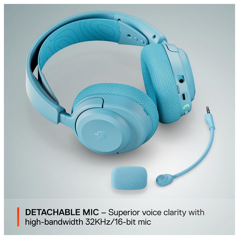 Игровая гарнитура SteelSeries Arctis Nova 3P Wireless MultiPlatform Aqua (61688)