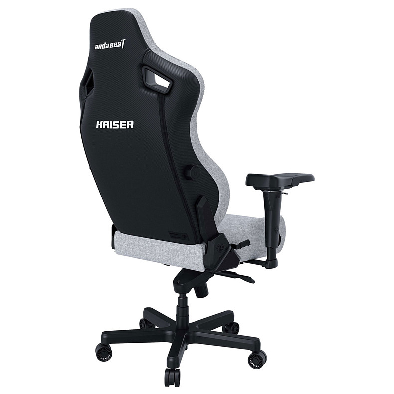 Кресло игровое Anda Seat Kaiser 4 Grey Fabric Size XL