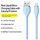 Кабель Baseus Jelly Liquid Silica Gel USB-Lightning, 2.4A, 2м Blue (CAGD000103)