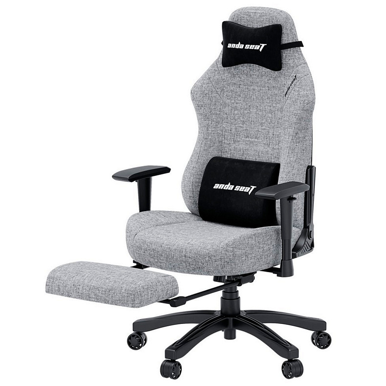 Крісло для геймерів Anda Seat Luna Pro Gray Fabric Size L (AD18T-44-G-F)