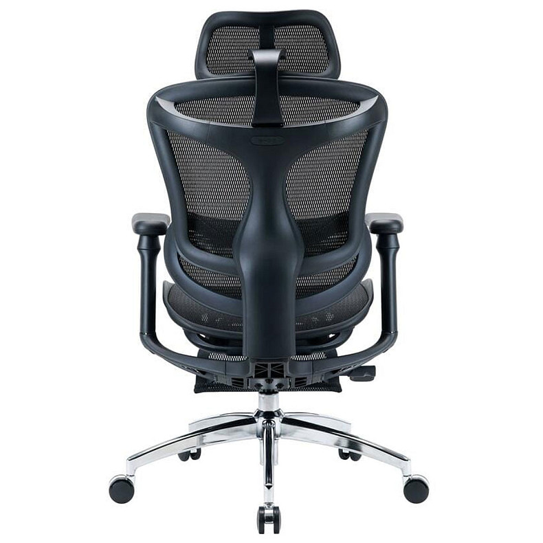 Крісло офісне з підставкою для ніг Sihoo DORO C300L Mesh Black