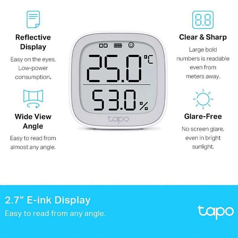 Умный датчик температуры и влажности TP-Link, Tapo T315