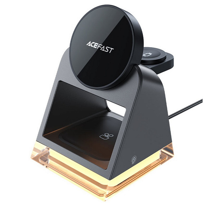 Зарядний пристрій Wireless QI 3in1 15W E17 Acefast