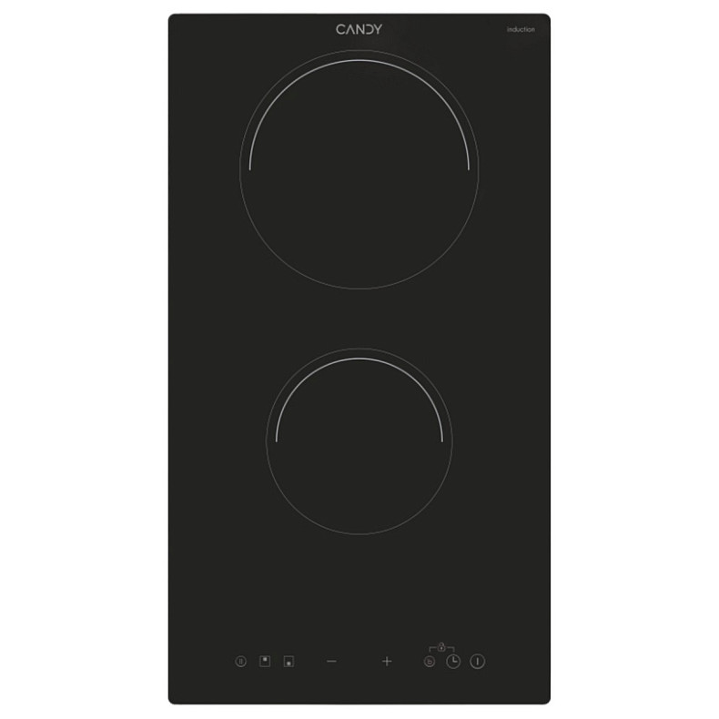 Варильна поверхня Candy індукційна, 30см, доміно, чорний