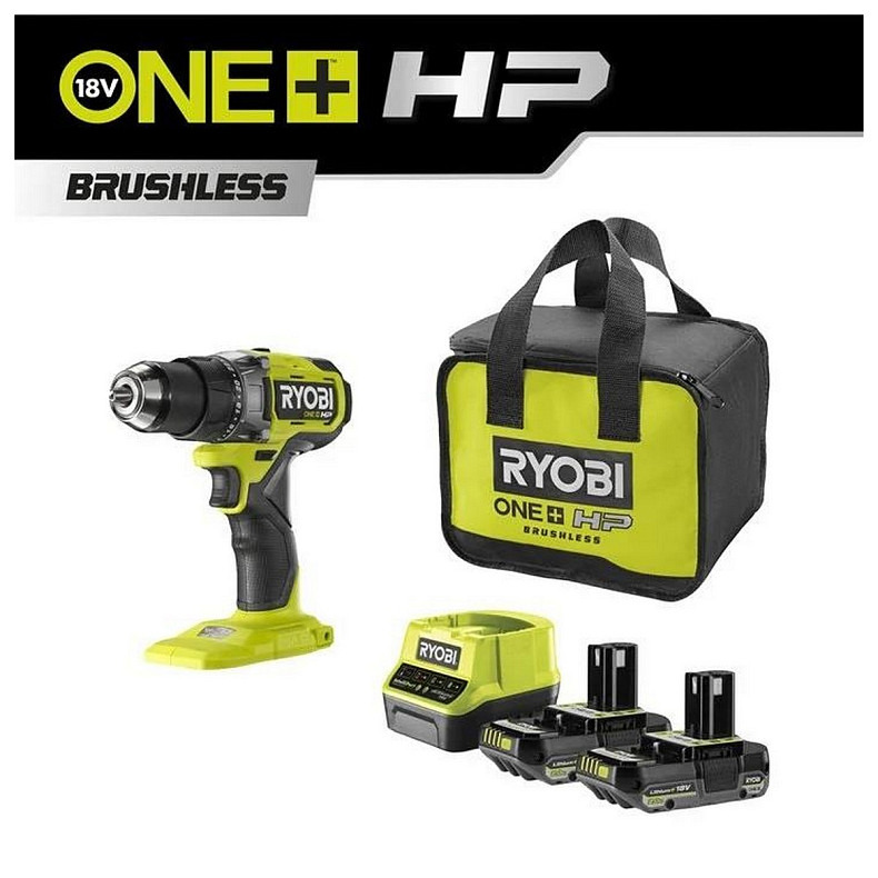 Шуруповерт-дриль акумуляторний Ryobi ONE+HP RDD18X-220S (5133005284)