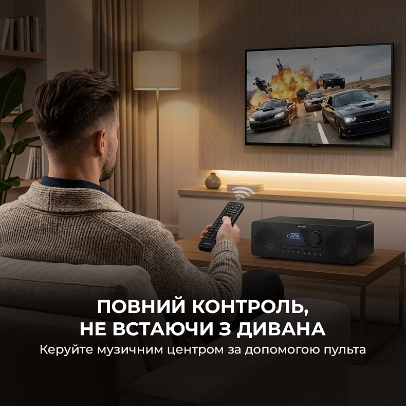 Музыкальный центр Sharp XL-B720D(BK) Black