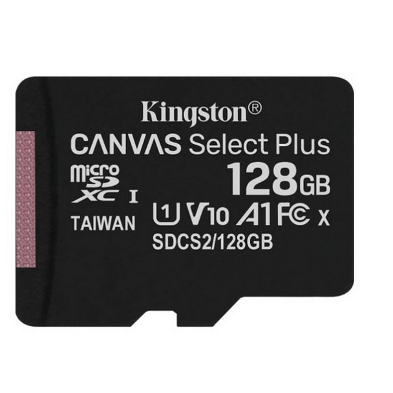 Карта пам'яті Kingston 128GB Canvas Select Plus R100MB/s MicroSDXC UHS-I Class 10 (SDCS2/128GBSP)