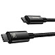 Кабель Baseus Tungsten Gold Fast Charging Data Cable Type-C to Type-C 240W 2m Black
