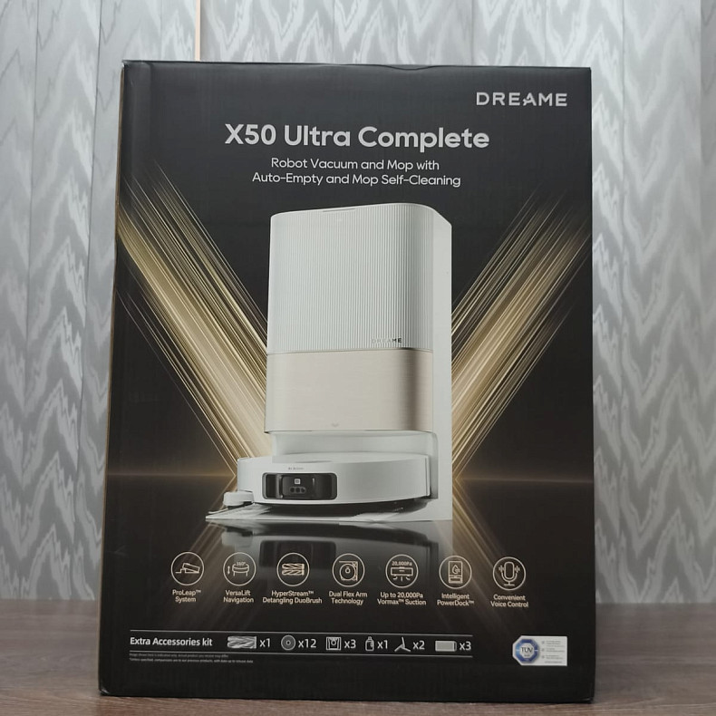 Робот-пилосос миючий Dreame X50 Ultra Complete White - - Уцінка