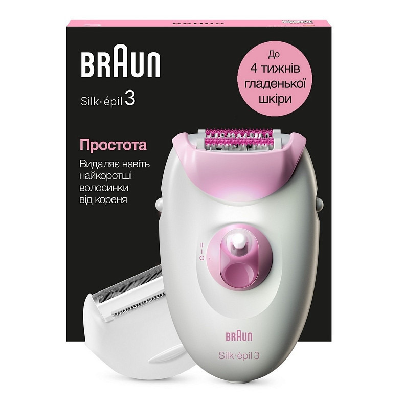 Епілятор BRAUN Електр епiлятор Silk-еpil 3 SE 3-031