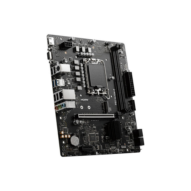 Материнcька плата MSI PRO H610M-E s1700 H610 2xDDR5 M.2 HDMI D-Sub mATX