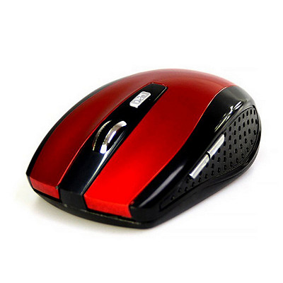 Мышка Media-Tech Raton Pro, беспроводная, 5 кн., 800/1200/1600 dpi, красная