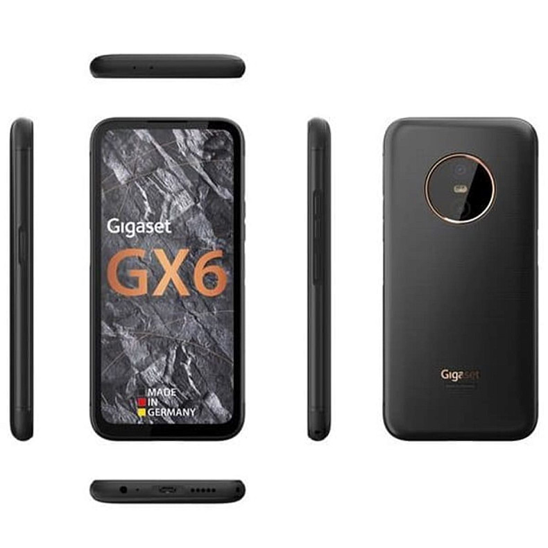 Смартфон Gigaset GX6 IM 8/128 GB Dual Sim Titanium Black (S30853-H1529-R112)