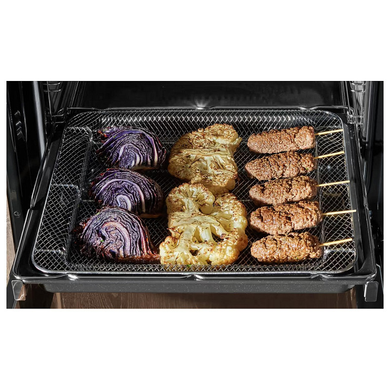 Плита Hansa комбінована, 50х60см, 65л, чавун, газ контр., дисплей, сірий