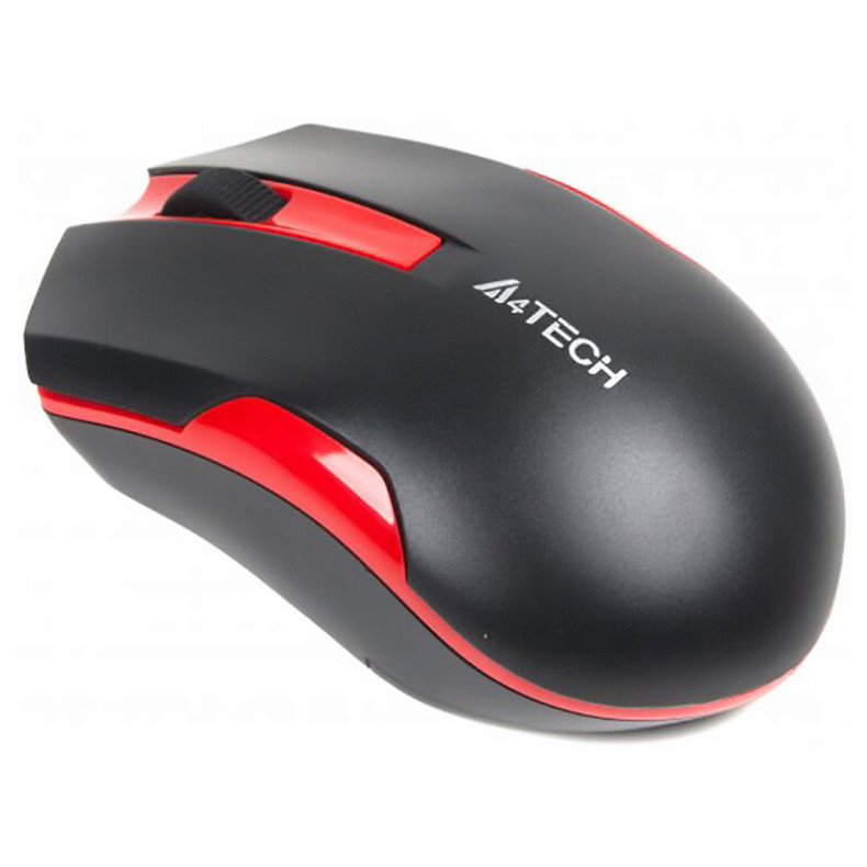 Мышь беспроводная A4Tech G3-200N Black/Red USB V-Track