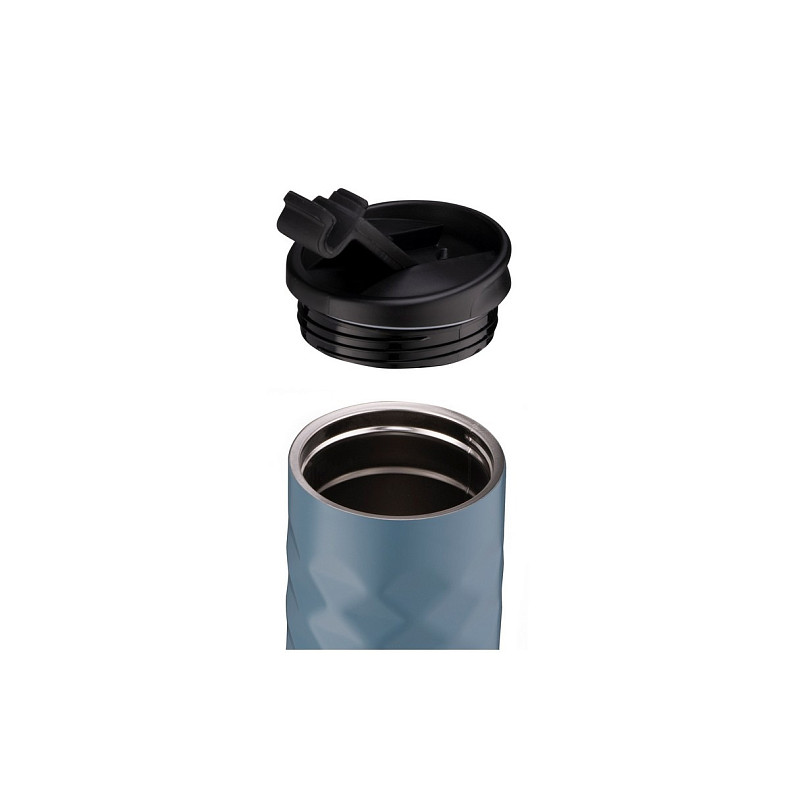 Термочашка Ardesto Bright City, 400мл, нержавеющая сталь, синий темный (AR2640NV)