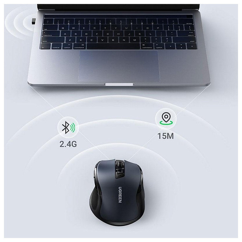 Мишка Ugreen MU006 Black (90545)