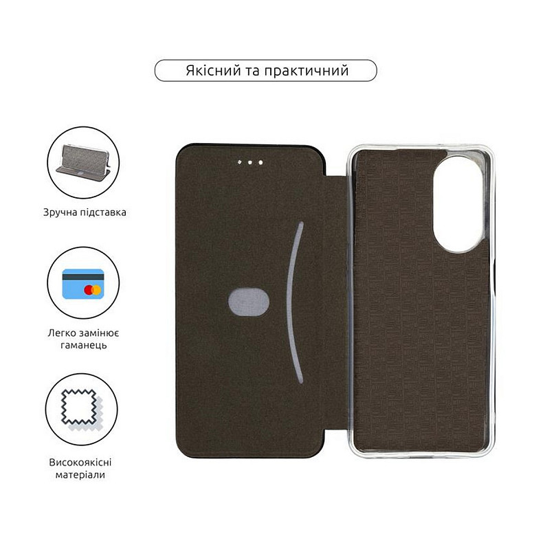 Чехол-книжка Armorstandart G-Case для Oppo A98 5G Black (ARM68577)