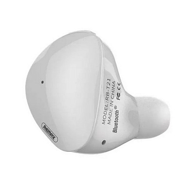 Bluetooth-гарнитура Remax RB-T21 White (6954851287896)