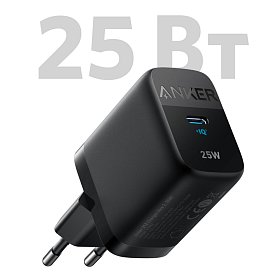 Мережева зарядка ANKER PowerPort 312 - 25W USB-C (Чорний)