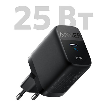 Сетевая зарядка ANKER PowerPort 312 - 25W USB-C (Черный)