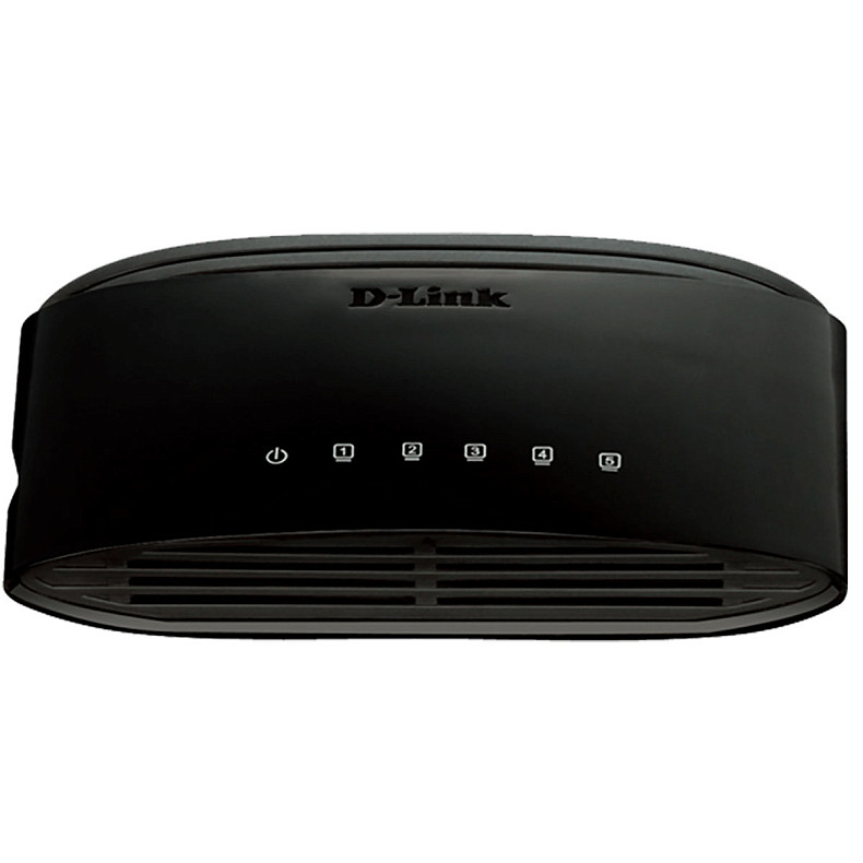 Коммутатор D-Link DES-1005D (5*FE, Metall)