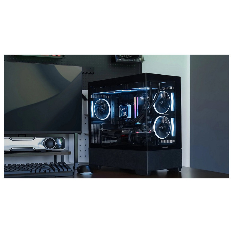 Корпус DeepCool CG380 3F Black (R-CG380-BKAGM3-G) без БП