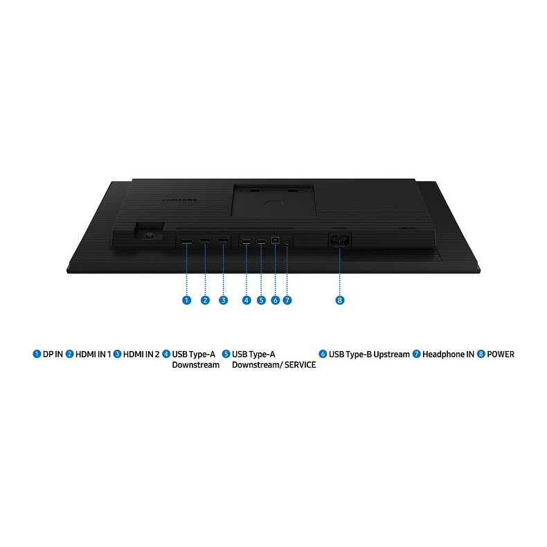 Монитор Samsung 23.8" S24D400 2*HDMI, DP, USB, IPS, 100Hz