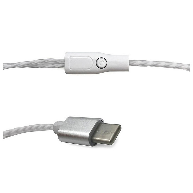 Наушники с микрофоном Media-Tech Magicsound USB-C White