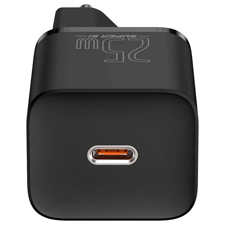 Мережевий зарядний пристрій Baseus Super Si Quick Charger 1C 25W EU Black (CCSP020101)