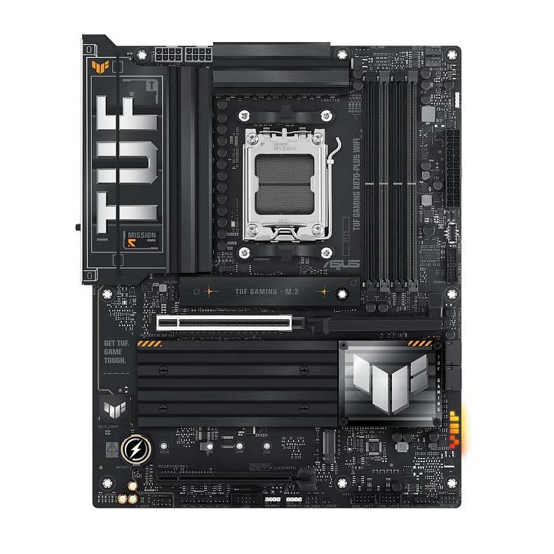 Материнская плата ASUS TUF GAMING X870-PLUS WIFI sAM5 X870 4xDDR5 M.2 HDMI WiFi BT ATX
