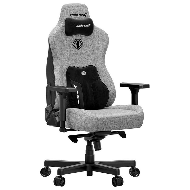 Кресло игровое Anda Seat Kaiser 3E Grey Fabric Size XL (AD23YC-XL-09-G-CF-G01)