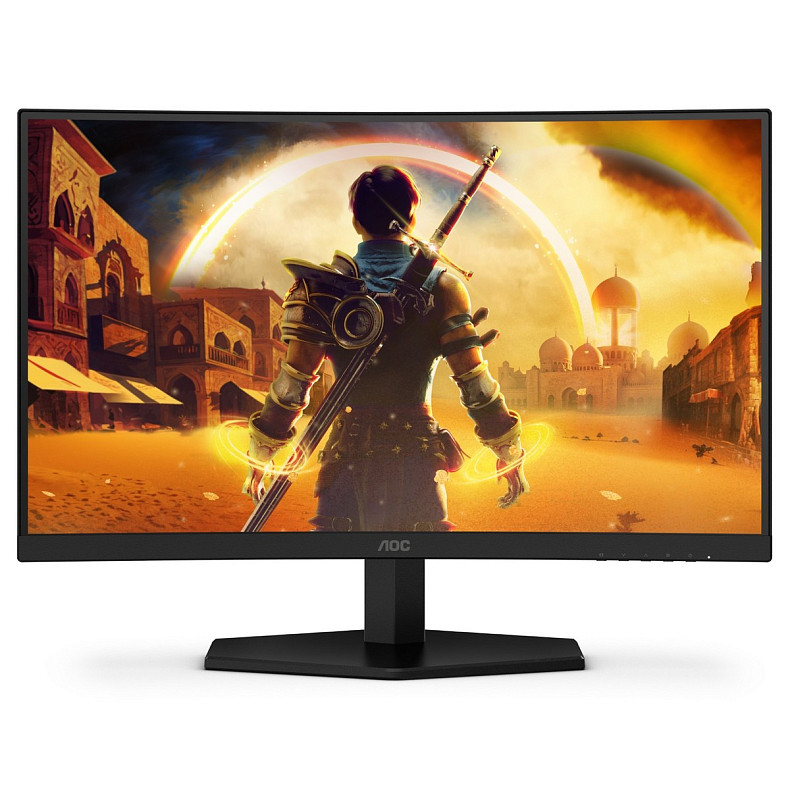 Монитор AOC 23.6" C24G42E, VA, 180Гц, изогнутый, 2хHDMI, DP, колонки