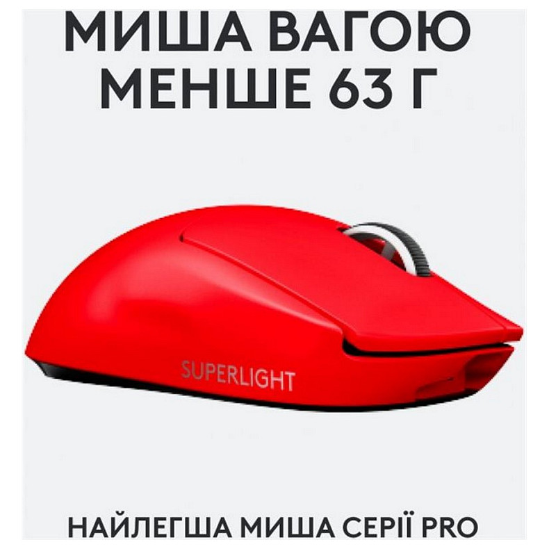 Мышка Logitech Pro X Superlight Red (910-006784)