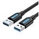 Кабель Vention USB - USB V 3.0 (M/M), 0.5 м , Black (CONBD)