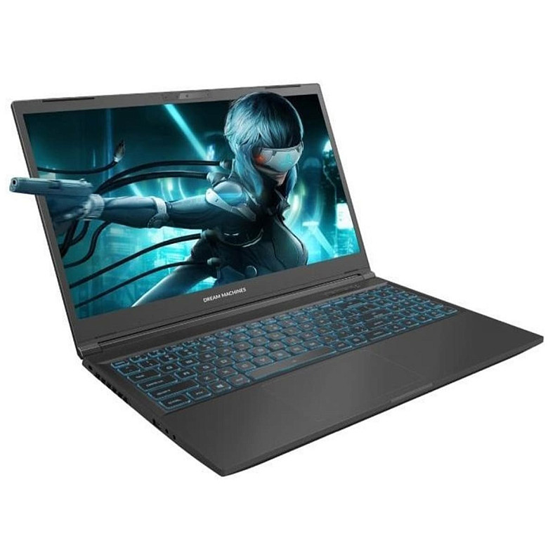 Ноутбук Dream Machines RG4050-15 15.6FHD IPS, Intel i5-13420H, 32GB, F1TB, NVD4050-6, DOS, чорний