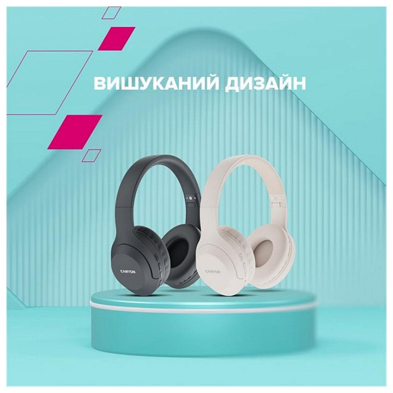 Bluetooth-гарнітура Canyon BTHS-3 Dark grey (CNS-CBTHS3DG)