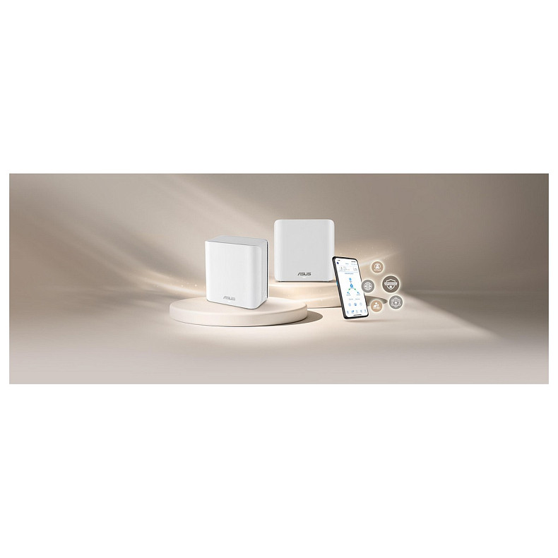 WiFi-Mesh система ASUS ZenWiFi BD4 BE3600, 2x2,5GE WAN/LAN, 3мод, белый