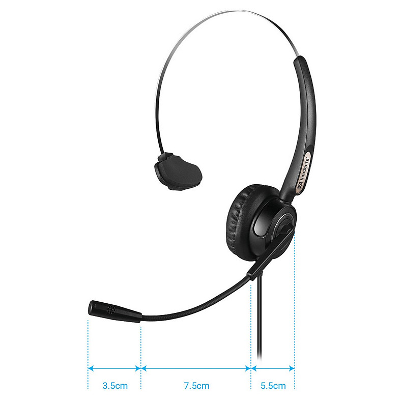 Наушники с микрофоном Sandberg USB Office Headset Pro Mono