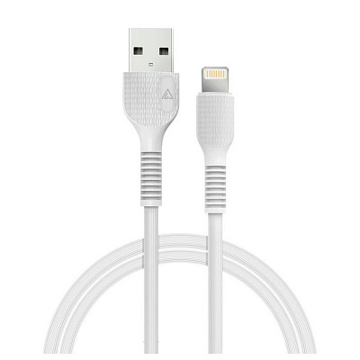 Кабель ACCLAB AL-CBCOLOR-L1WT USB-Lightning 1.2м White (1283126518225)