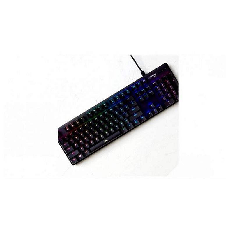 Клавіатура HyperX Alloy Origins Red RGB PBT ENG/RU Black (639N3AA) USB