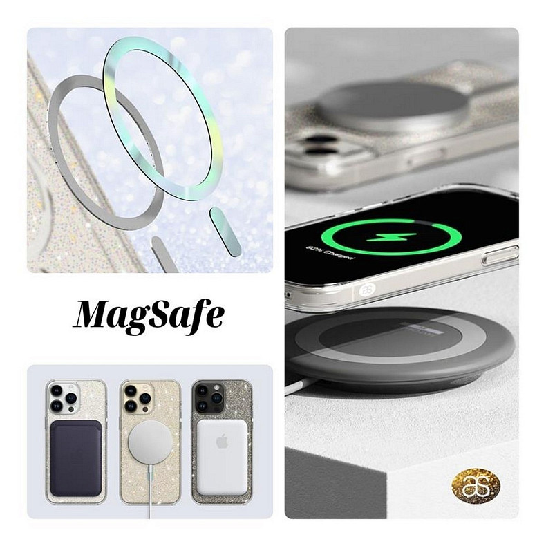 Чехол-накладка Armorstandart Glow Magsafe для Apple iPhone 14 Pro Max Transparent (ARM69725)