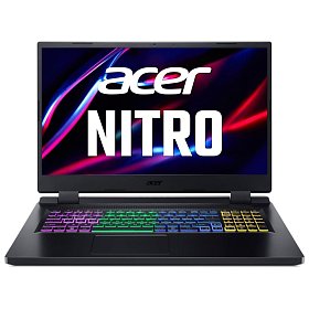 Ноутбук Acer Nitro 5 AN517-55 17.3" FHD IPS, Intel i5-12450H, 16GB, F512GB, NVD4050-6, Lin, черный