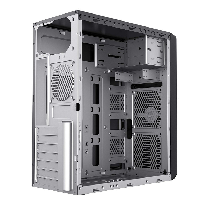 Корпус 2E TeamX TMX01 з БЖ 2E ATX400W 2xUSB2.0 1x80мм VGA 310мм, ATX чорний