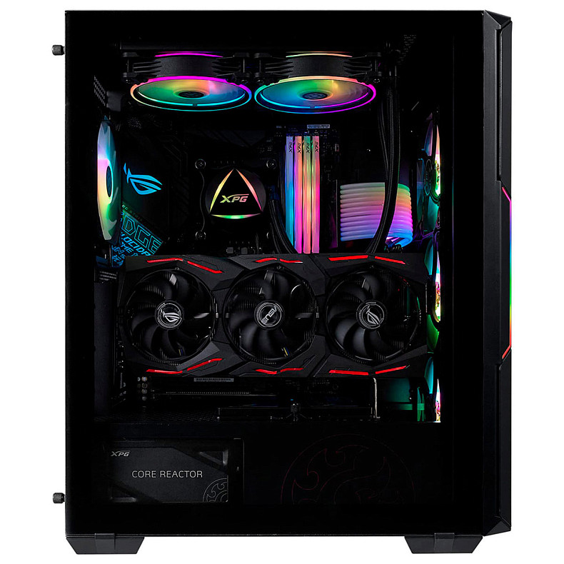 Корпус ADATA ATX BLACK STARKERAIR-BKCWW