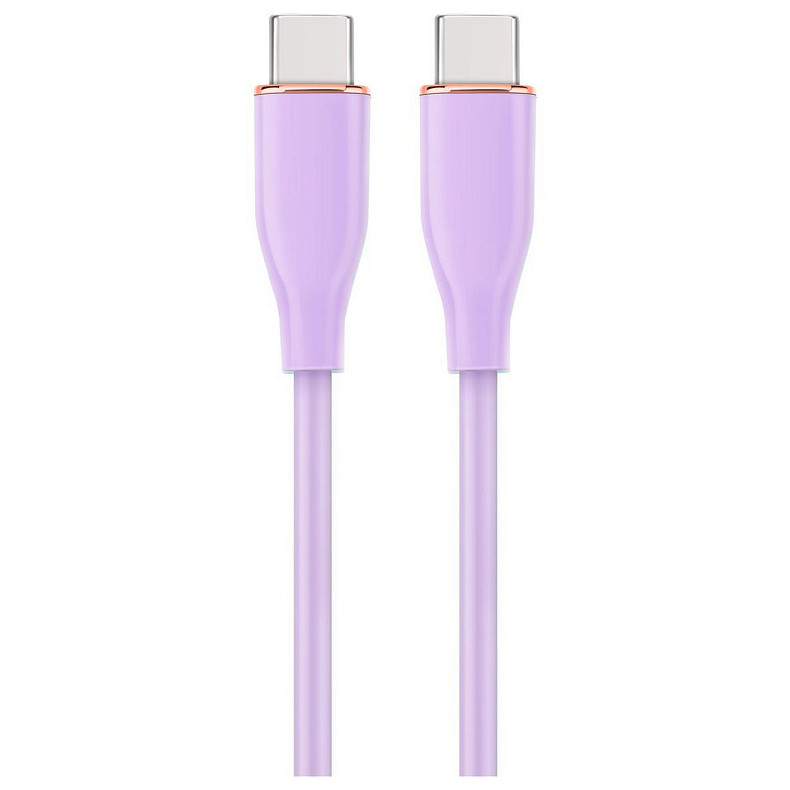 Кабель Cablexpert USB Type-C - USB Type-C (M/M), 3 A, 60 W, 1.5 м, Purple (CC-USB2S-CMCM-1.5M-P)
